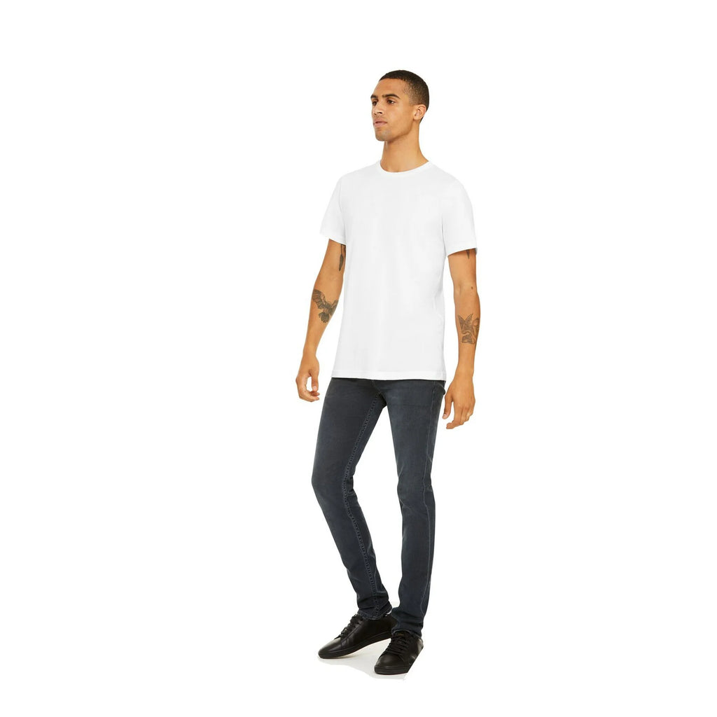 Adult Unisex Short Sleeve Crew T-Shirt  White