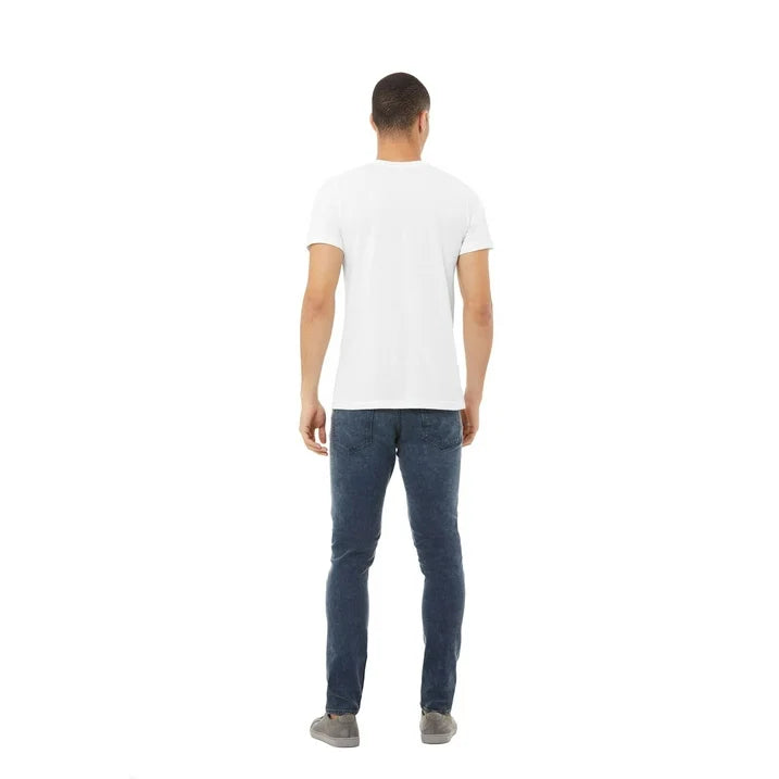 Adult Crew Neck Personalized T-Shirt, Create Your Own Designs, White, Unisex