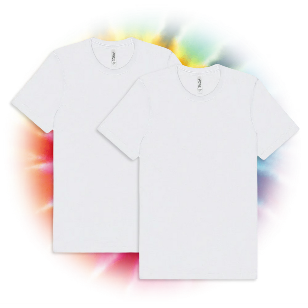 Adult Unisex Short Sleeve Crew T-Shirt  White