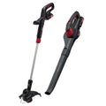 Hyper Tough 20V Cordless Combo Kit, 10in String Trimmer/ 130Mph Sweeper