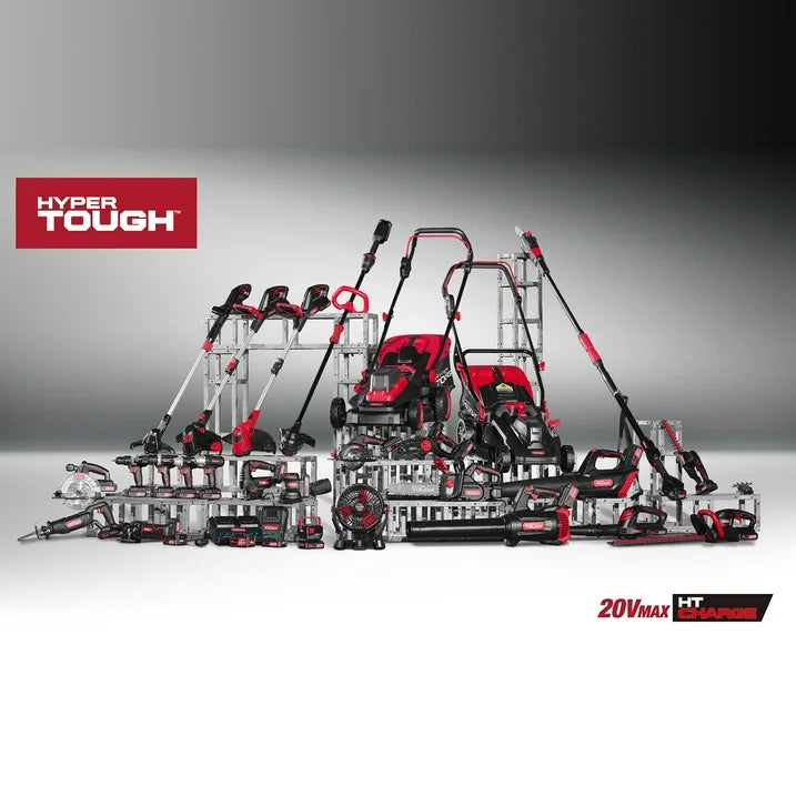 Hyper Tough 20V Cordless Combo Kit, 10in String Trimmer/ 130Mph Sweeper